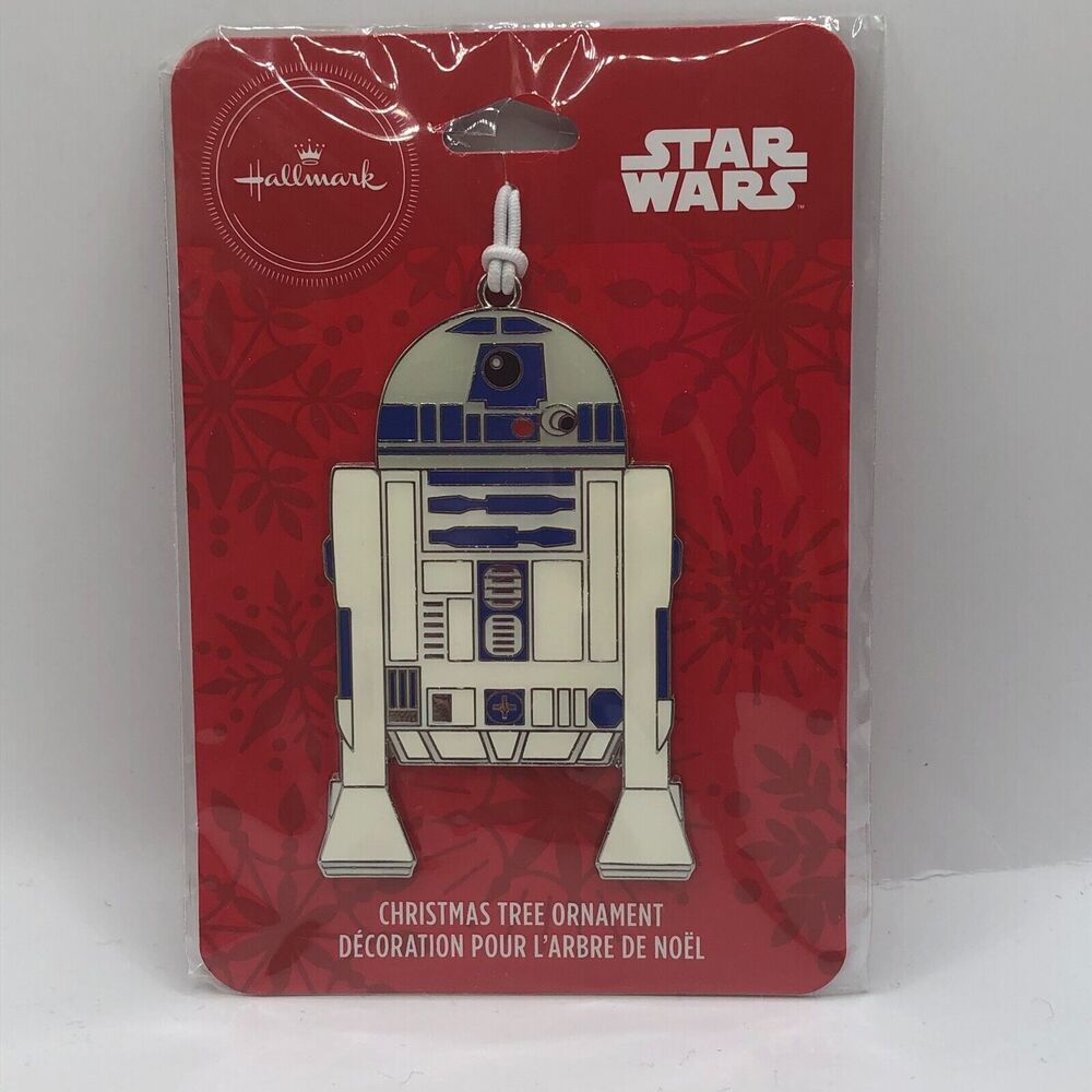 R2-D2 Star Wars Christmas Ornament Hallmark 2019 Metal 3-Inch Holiday NEW